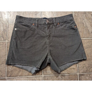 Gap Size 4 Women's Olive Green Army Green Corduroy Cut-Off 4" Inseam Shorts K5